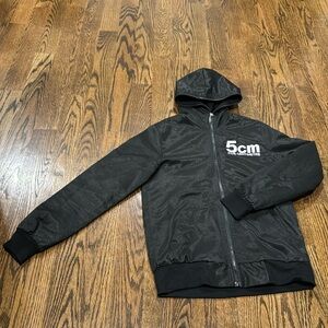 Black full zipped sweatshirt